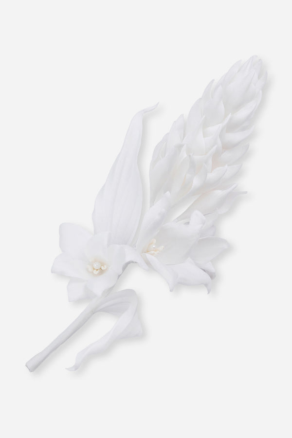 Swan Floral Brooch