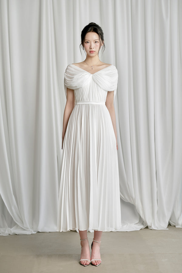 Heela Draped Midi Dress
